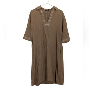 Loro Piana 100% Flax (Linen) Dress S Oversized